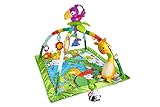 Fisher-Price DFP08 - Rainforest Erlebnisdecke, Krabbeldecke mit Musik und Lichtern, Spieldecke für...