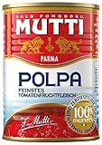 Mutti Polpa Fine - Tomatenfruchtfleisch, fein gehackt, 6er Pack (6 x 400 g)